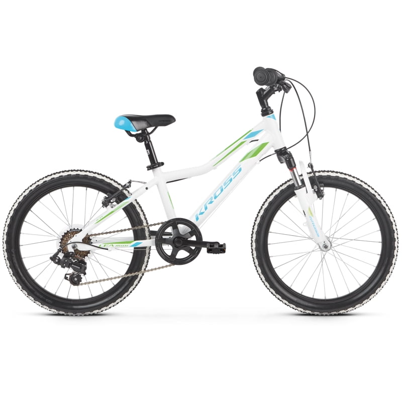 Bicicleta Mtb Infantil Kross Lea Mini 2.0 White/blue/green