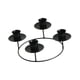 thumbnail image 3 of Candelabro De 4 Brazos De Hierro Decorativo Para Bar, Fiesta, Mesa De Comedor, Color Negro, 3 of 5