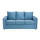 thumbnail image 1 of Sofa Kendy 3c Felpa 30 Azul Petroleo, 1 of 6