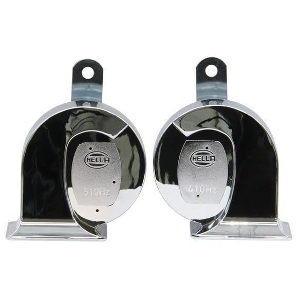 Bocina Caracol Cromo 12V 2X72W 410 Y 510Hz 91X97X87
