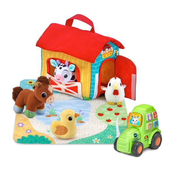 Playset VTech Baby Barnyard Adventure con sonidos de animales de más de 6 millones