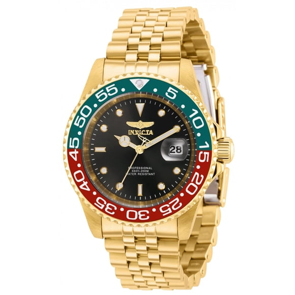 Invicta Pro Diver Cuarzo Esfera Negra Pepsi Bezel Watc Hombre