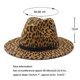 thumbnail image 4 of Sombrero HUDANHUWEI de fieltro de ala ancha para mujer Fedora Panama Z-Camel, 4 of 6