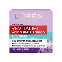Crema Gel Oil Control Revitalift Ácido Hialurónico 50 Ml L'Oréal Paris