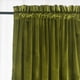 thumbnail image 3 of Juego De Cortinas De Terciopelo Verde Oliva 132 X 213 Cm 2 Paneles, 3 of 8