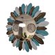 thumbnail image 1 of Espejo Circular Plumas de Metal Taller Sin Fronteras, 1 of 3