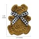 thumbnail image 4 of Osito tejido a crochet con mensaje de amor y abrazo hecho a mano, 4 of 7