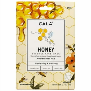 Mascarilla Facial Cala Iluminadora Con Miel 10 Láminas