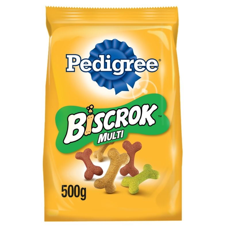 Galletas Perro Adulto Sabor Clásicas Biscrok Multi Bolsa 500 g Pedigree