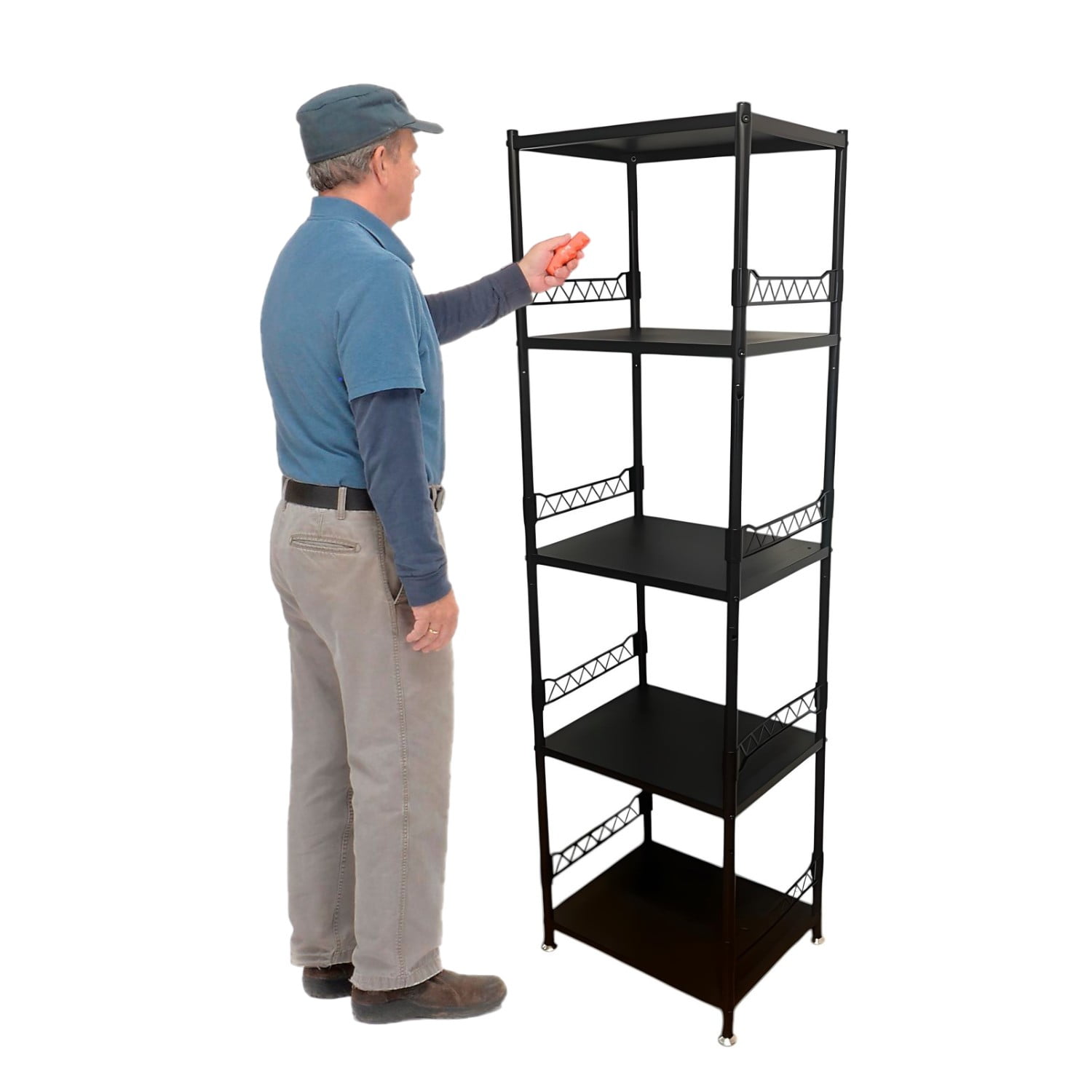 Prochef - Estante Deco 5 Bandejas Acero 50x40x173 Cm