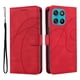 thumbnail image 1 of Funda tipo cartera con tapa para Motorola MOTO G100 2025 5G con tarjetero, soporte y cubierta magnética Rojo, 1 of 5
