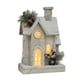 thumbnail image 3 of Estatua De Casa De Nieve Navideña Con Luz, Artesanía Creativa Para Estantería Navideña, Hogar, Color Blanco, 3 of 5