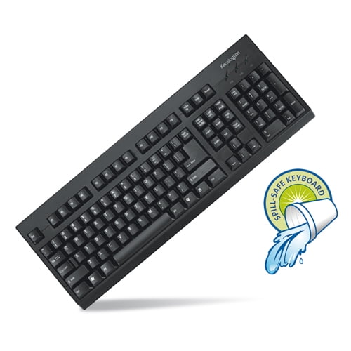Kensington - Teclado Usb For Life Antiderrame Negro