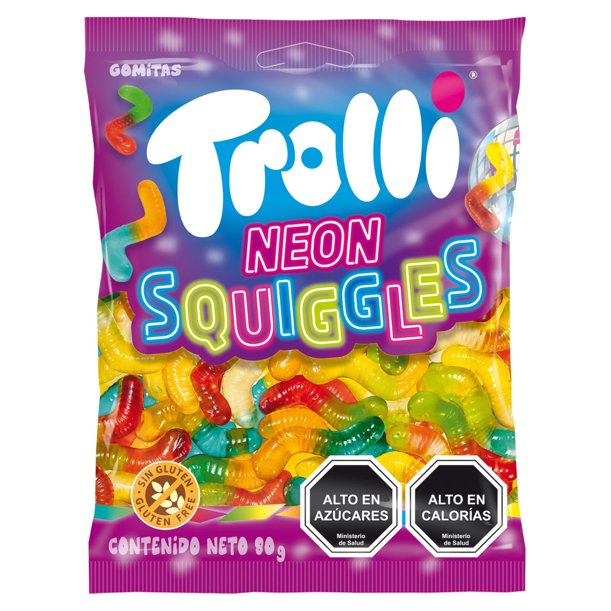 Gomitas Culebre Fluoirecente 80 g Trolli