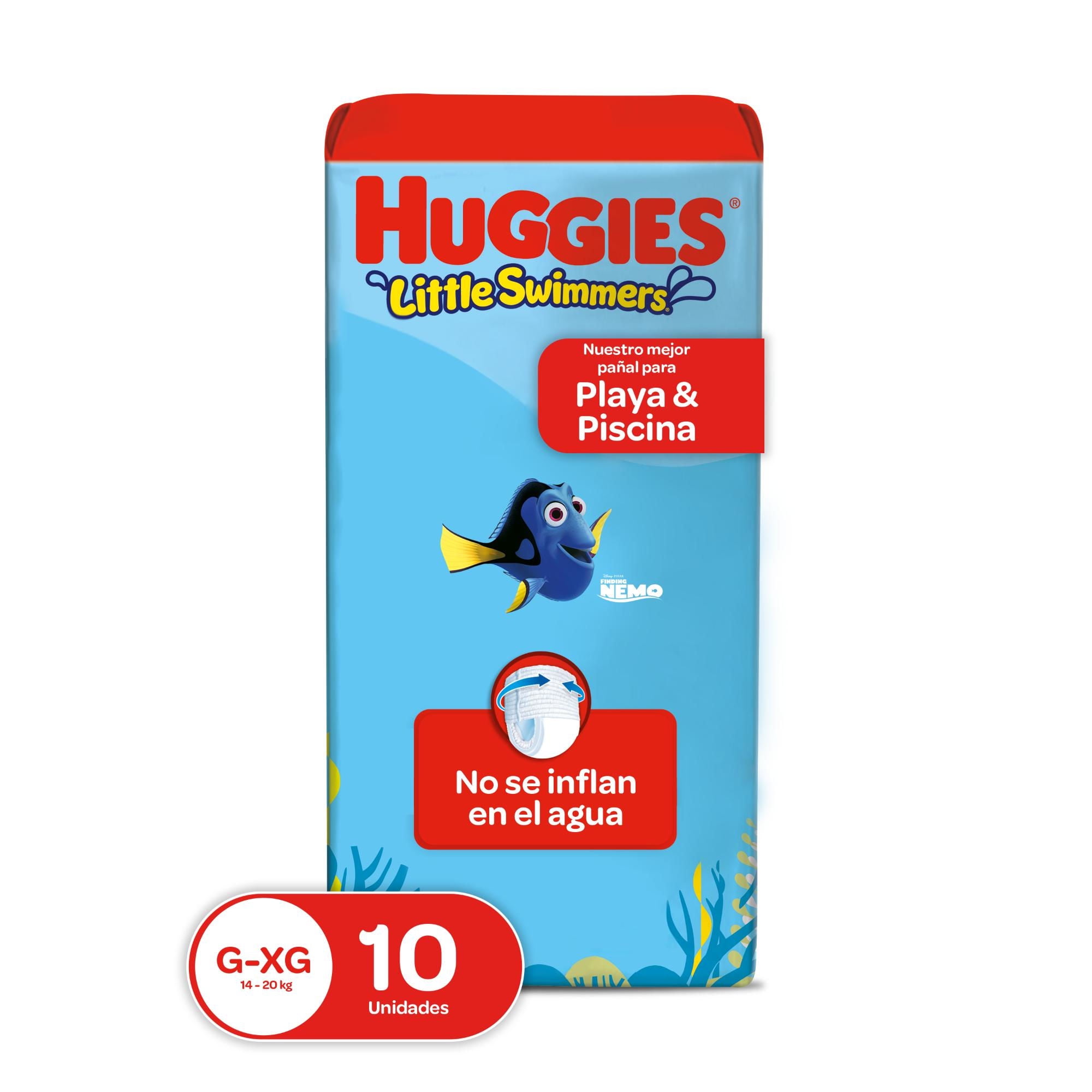 Pañal Little Swimmers G/xg X 10 10 Un Huggies
