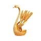 thumbnail image 2 of Soporte Para Cuchara De Café, Soporte Decorativo Para Cuchara De Cisne Para Restaurante, Mesa De Comedor, Dorado, 2 of 3