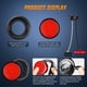 thumbnail image 4 of Juego de 8 luces de marcaje Nilight 6 cm 13 LED Rojo/Ámbar, 4 of 7