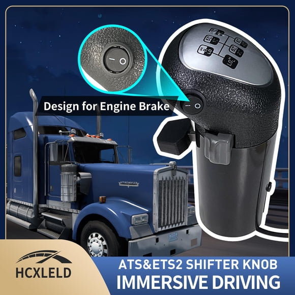 Perilla de Cambio USB para Simulador de Camiones HCXLELD para ATS y ETS2