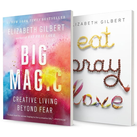 Set de 2 libros: Big Magic y Comer, rezar, amar de Elizabeth Gilbert