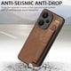 thumbnail image 4 of Funda Protectora con Correa para Xiaomi Redmi Note 13 Pro Plus Resistente a Golpes Marrón, 4 of 6