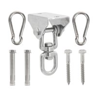 Ioensy - Colgador Giratorio De Acero Inoxidable 304 Ganchos Giratorios Giratorios Para Herrajes Para Sacos De Arena Stylec