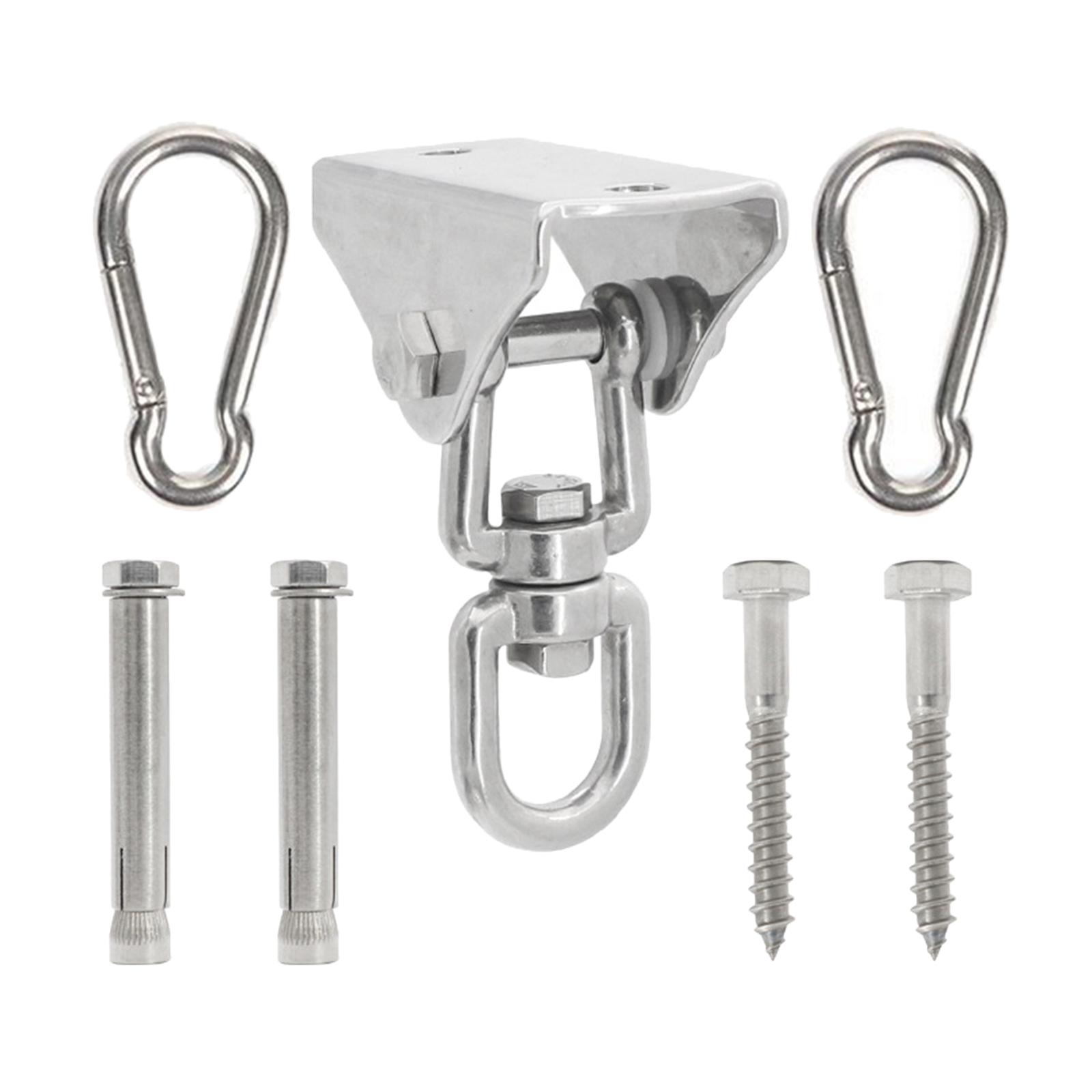 Ioensy - Colgador Giratorio De Acero Inoxidable 304 Ganchos Giratorios Giratorios Para Herrajes Para Sacos De Arena Stylec