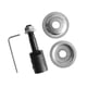 thumbnail image 5 of Eje De Rueda De Molienda Eje De Pulido Eje Roscado Para Rueda De Pelo Rueda De Fibra 12mm 97g, 5 of 5