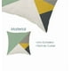 thumbnail image 3 of Pack de 4 Fundas de Almohada Cojín con Diseño 45x45 cm Triángulo Geométrico, 3 of 3
