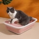 thumbnail image 5 of Caja de arena plegable para gatos, impermeable, de viaje, con entrada baja y pedal antisalpicaduras para gatos de todos los tamaños., 5 of 6
