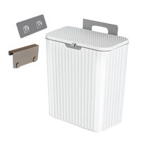 Bothyi - Establo Del Contenedor De Basura Del Cubo Del Abono Interior Montable Para La Cocina Del Dormitorio Blanco 9L