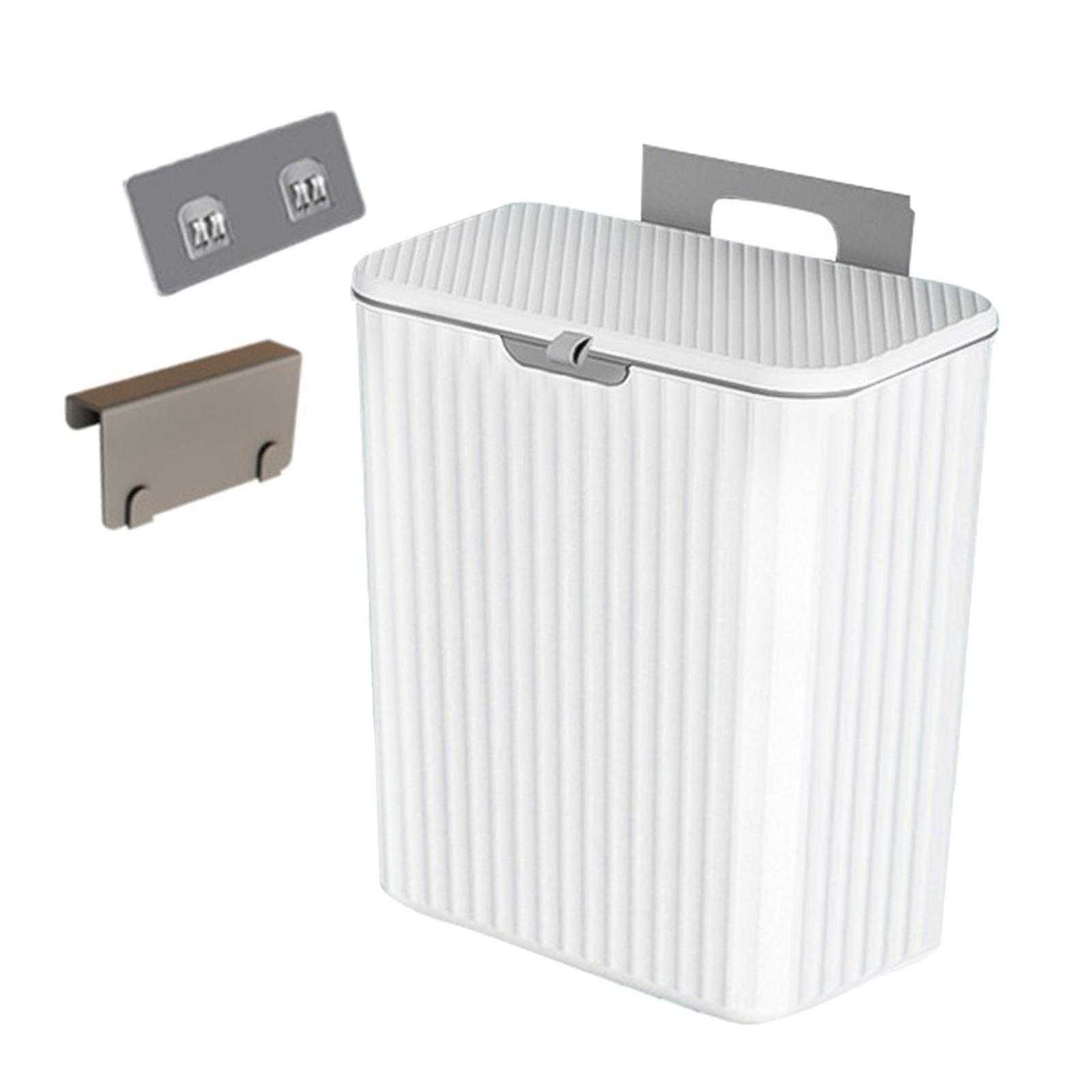 Bothyi - Establo Del Contenedor De Basura Del Cubo Del Abono Interior Montable Para La Cocina Del Dormitorio Blanco 9l