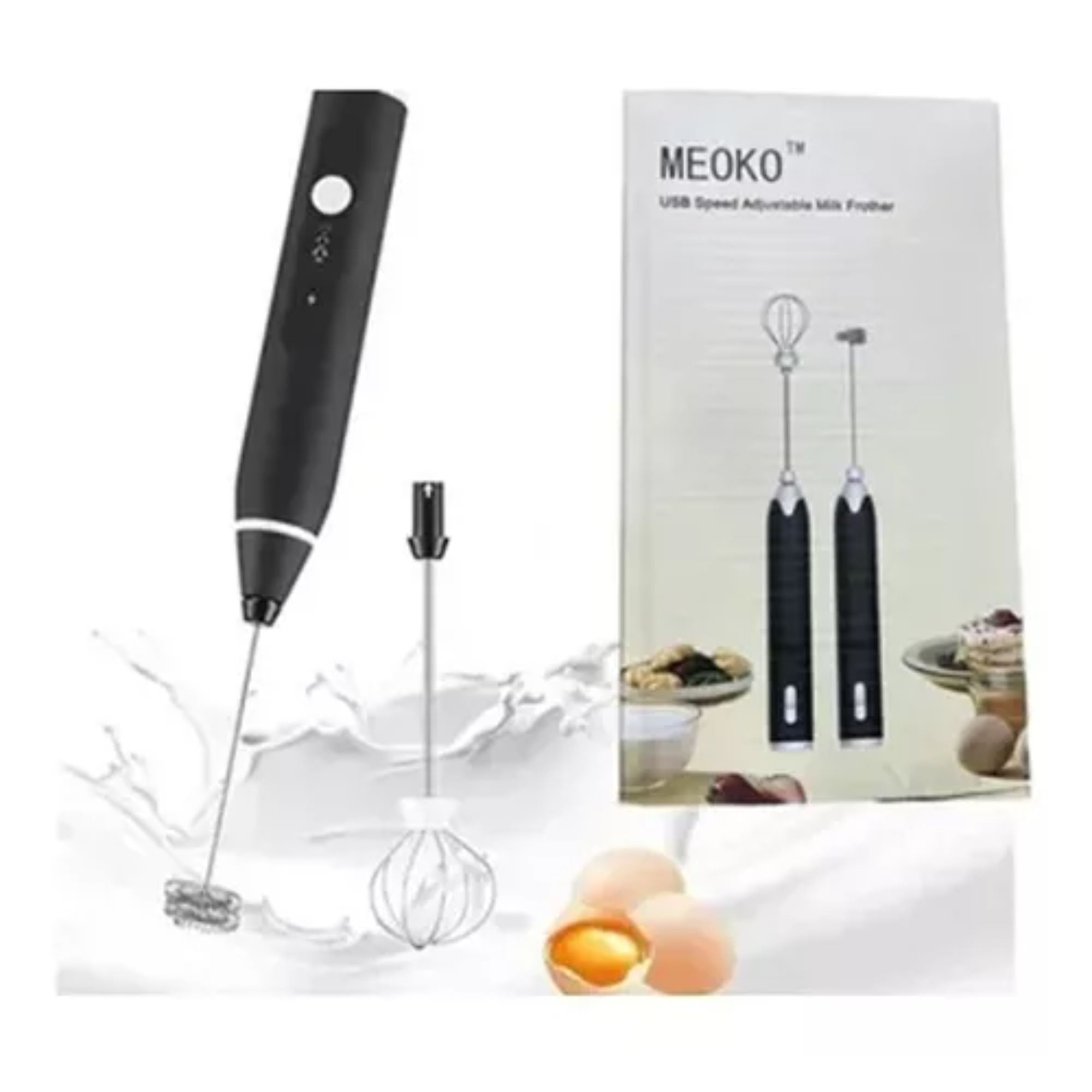 Genérico - Batidor De Café Espumador Recargable