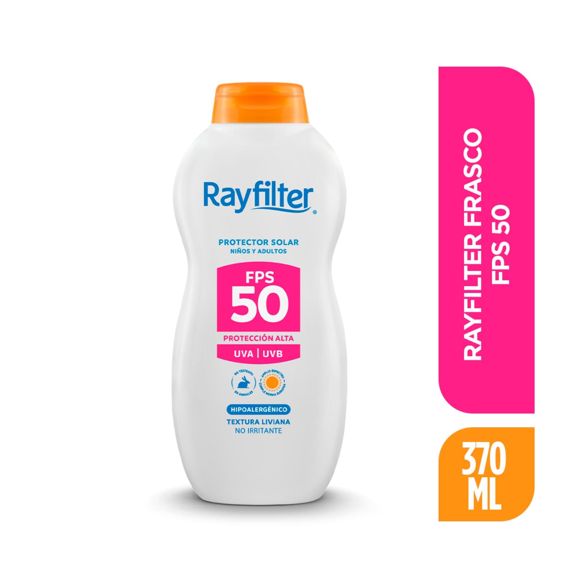Protector Solar Familiar Spf50 Frasco 370 ml Rayfilter