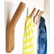 thumbnail image 3 of Ganchos de pared Muzi Wood, paquete de 2 ganchos para abrigos, madera de haya, 3 of 6