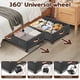thumbnail image 5 of Under Bed Storage Tsinglax, paquete de 2 unidades, 66 L, con ruedas, gris oscuro, 5 of 8
