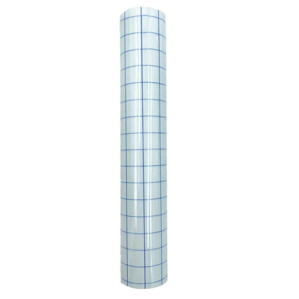 Rollo De Cinta De Transferencia Transparente (12 Pulgadas X 40 Pulgadas) Etiqueta De Bricolaje Adhesivo De Tachuela Medio Azul