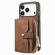 thumbnail image 2 of Funda Tipo Cartera con Correa Cruzada para iPhone 17 Pro Max Protección Contra Golpes Marrón, 2 of 6