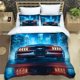 thumbnail image 1 of 3D M-Mustang car logo Bedding Sets exquisite bed supplies set duvet cover bed comforter set bedding set luxury birthday gift, 1 of 5