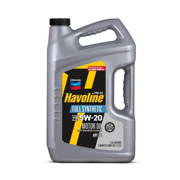 Havoline ProDS Full Sintetico SAE 5W-20 Aceite de Motor 4,73 L