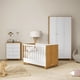 thumbnail image 4 of Cuna Madera New Zupi Blanca Caramelo, 4 of 8
