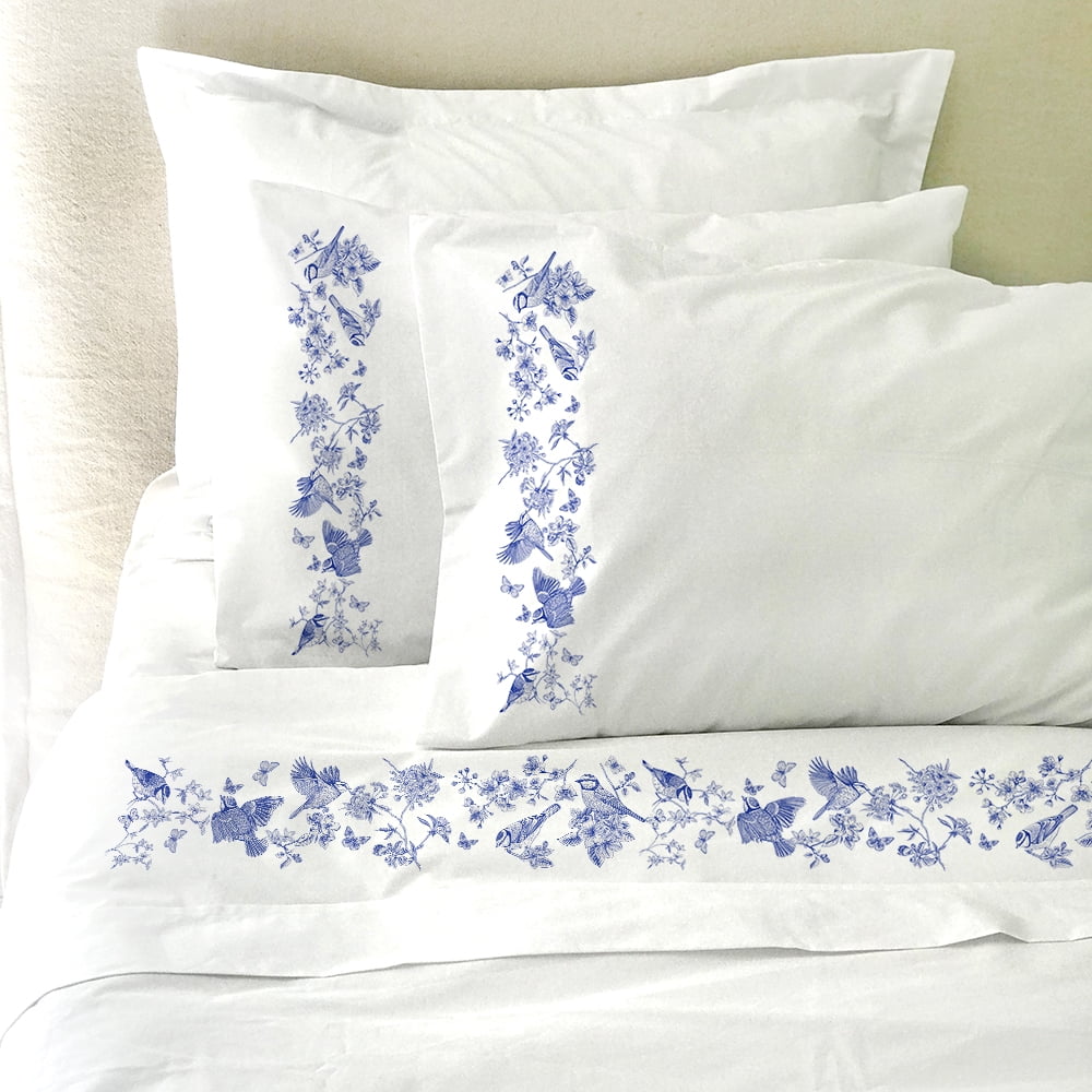 Tuyo Print - Juego De Sábanas 2pl Porcelana