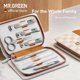 thumbnail image 2 of Set de Manicura MR GREEN Light Luxury de Cuero PU y Acero Inoxidable, 2 of 3