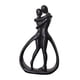 thumbnail image 2 of Escultura De Amantes De La Estatua De Pareja Para Gabinete De Entrada De Mesa Decoración Del Hogar Negro, 2 of 5