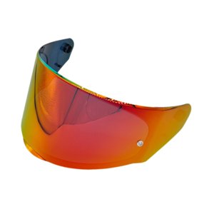 Ioensy - La Visera Para Casco De Motocicleta Reemplaza La Visera Resistente Para Casco Ls2 Ff353 En Rojo Oscuro