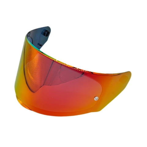 Ioensy - La Visera Para Casco De Motocicleta Reemplaza La Visera Resistente Para Casco Ls2 Ff353 En Rojo Oscuro