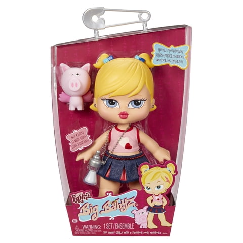 Muñeca Bratz Big Babyz Cloe De 33,7 Cm Con Traje, Mascota Y Botella
