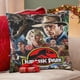 thumbnail image 4 of Parque Jurásico Fundas de almohada de terciopelo con tema, regalos de funda de almohada, decoración para el hogar, cojín de lanzar, regalo de cumpleaños para fans y parejas.50*50cm., 4 of 6