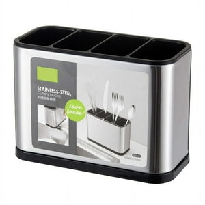 Genérico - Set 2 Organizador Cubiertos Escurridor Utensilios Cocina Lau