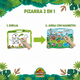 thumbnail image 4 of Juego Educativo Pizarra 2 En 1 - Jurassic, 4 of 7