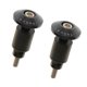 thumbnail image 3 of 7/8 "CNC Motocicleta Streetbike Manillar Cap Hand Grips Bar Extremos Tapones Negro, 3 of 3